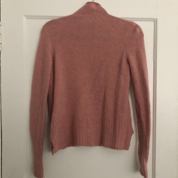 Madewell Inland Blush Pink Mock Neck Sweater - Picture 4 of 5